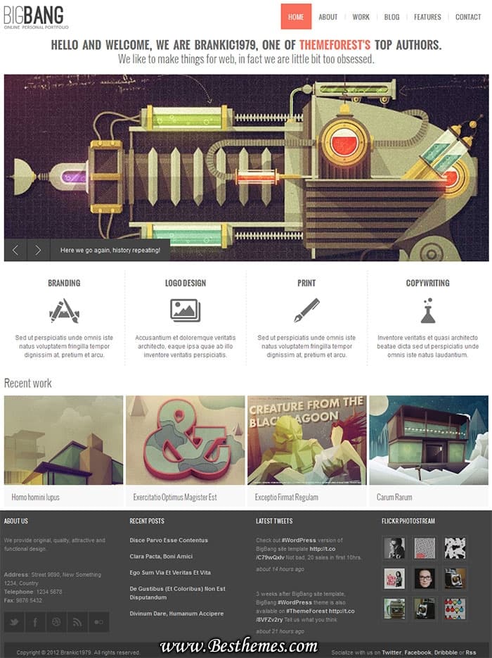 Bigbang premium wordpress theme from ThemeForest. Download Clean Business WP Theme