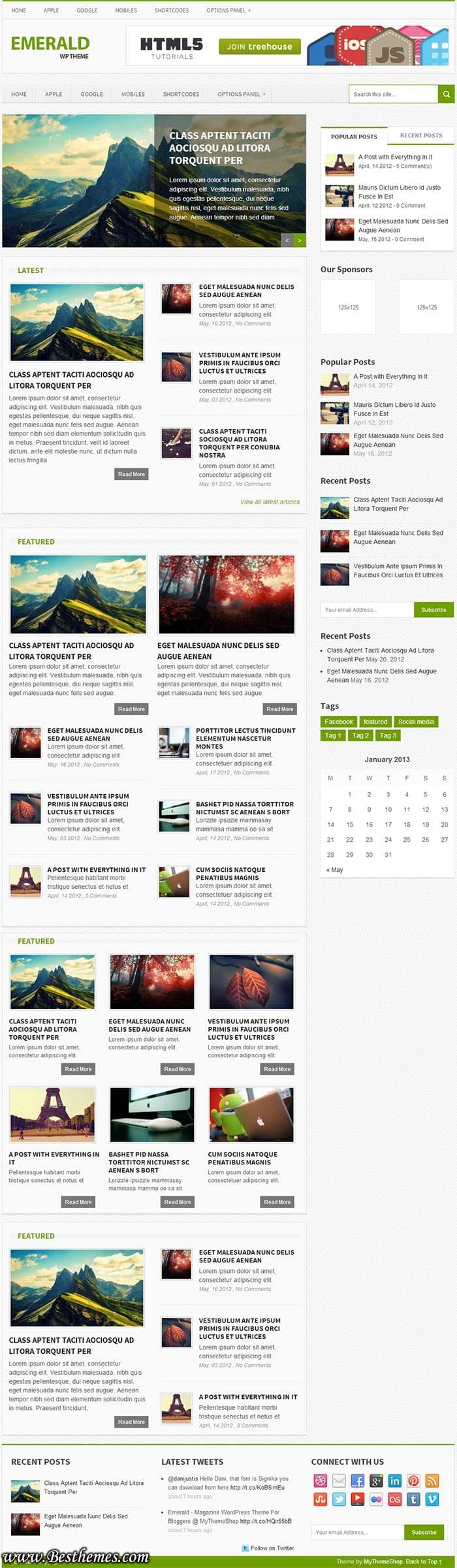 Emerald WordPress Theme, Best Magazine WordPress Theme, Best Technology Blog WordPress Theme, Best News WordPress Themes