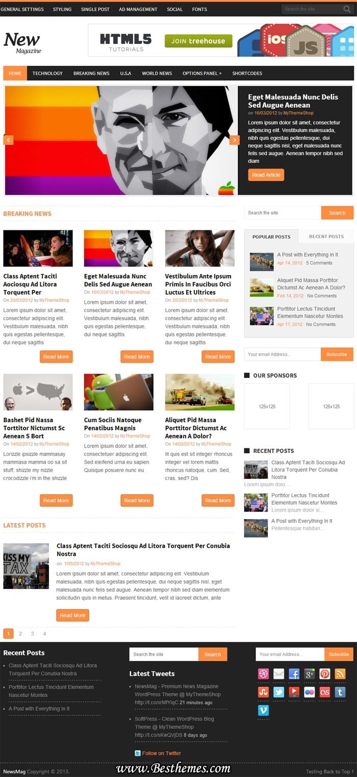NewsMag WordPress Theme, NewsMag WordPress Template, Best Magazine WordPress Theme, Best News WordPress Theme, Stylish News WP Theme