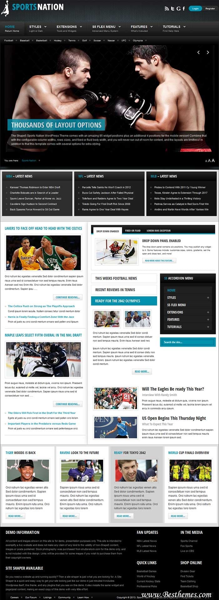 Sports Nation WordPress Theme, Sports Nation WP Theme, Download SportsNation WordPress Theme, Best Sport News WordPress Themes, Best Online Magazine WordPress Themes