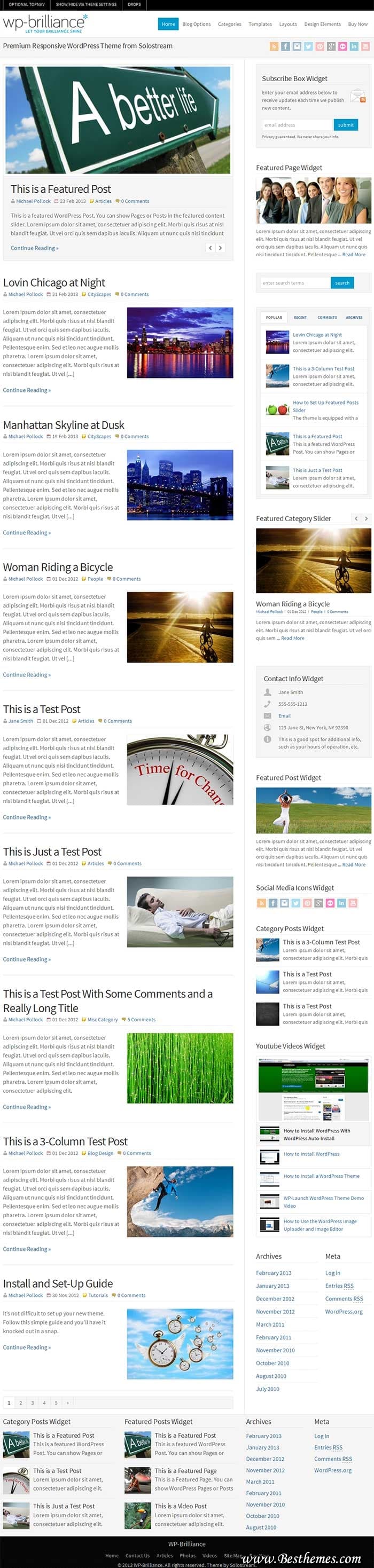WP Brilliance WordPress Theme, Download WP Brilliance WordPress Template, Responsive Magazine WordPress Themes, Best Responsive Busines Magazine WordPress Themes, Easy Blog WordPress Themes