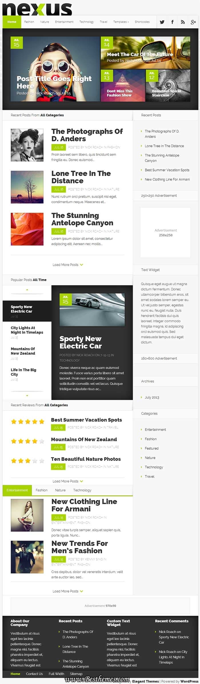 Nexus WordPress Theme, Responsive News WordPress Theme, Responsive Magazine WordPress Theme, Responsive Review WordPress Theme, Product rating WordPress Theme