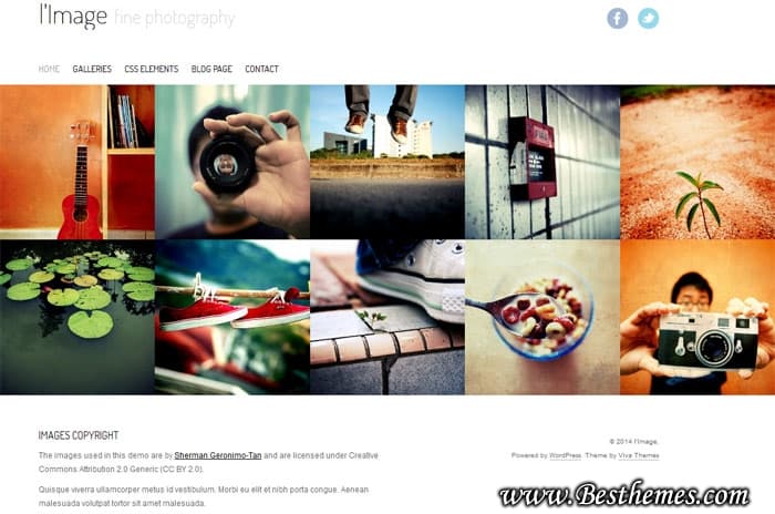 l'Image WordPress Theme For Photography - Viva Themes