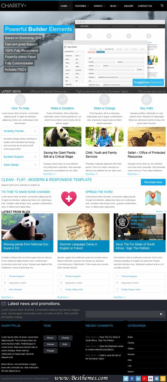 Charity Plus WordPress Theme - Themes Kingdom
