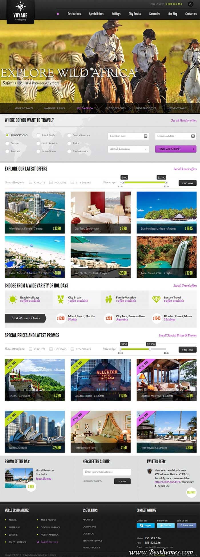 Voyage WordPress Theme, Best Tour WordPress Theme, Best Travel WordPress Theme, Advanced Travel Agency WordPress Theme