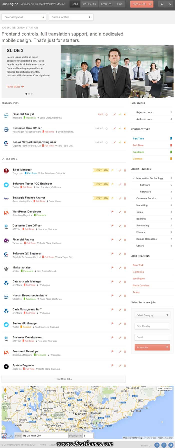 JobEngine WordPress Theme, Download Job Engine Theme, Best Job Portal WP Theme