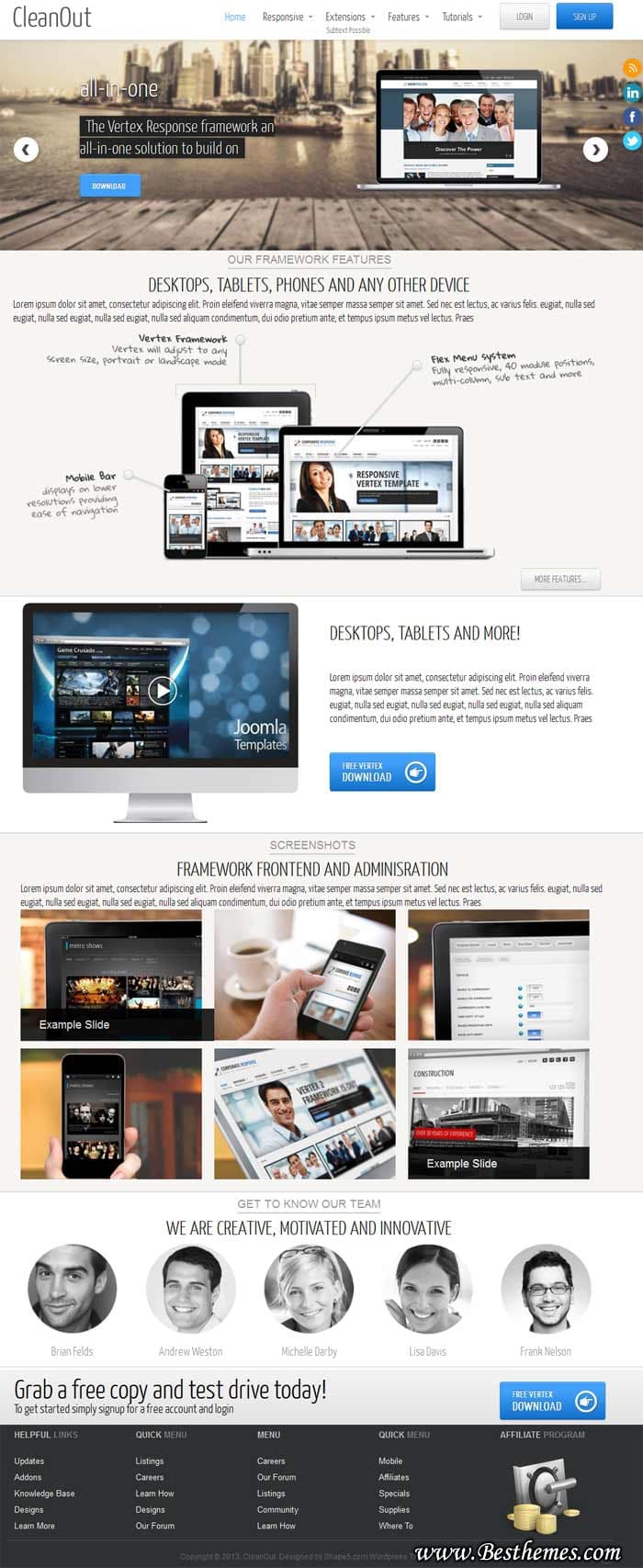 CleanOut Business Theme From Shape5